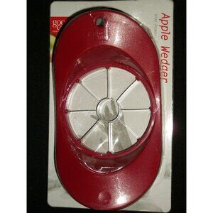 Good Cook Red Apple Wedger Easy Fruit Slicer Corer Stainless Steel Blades